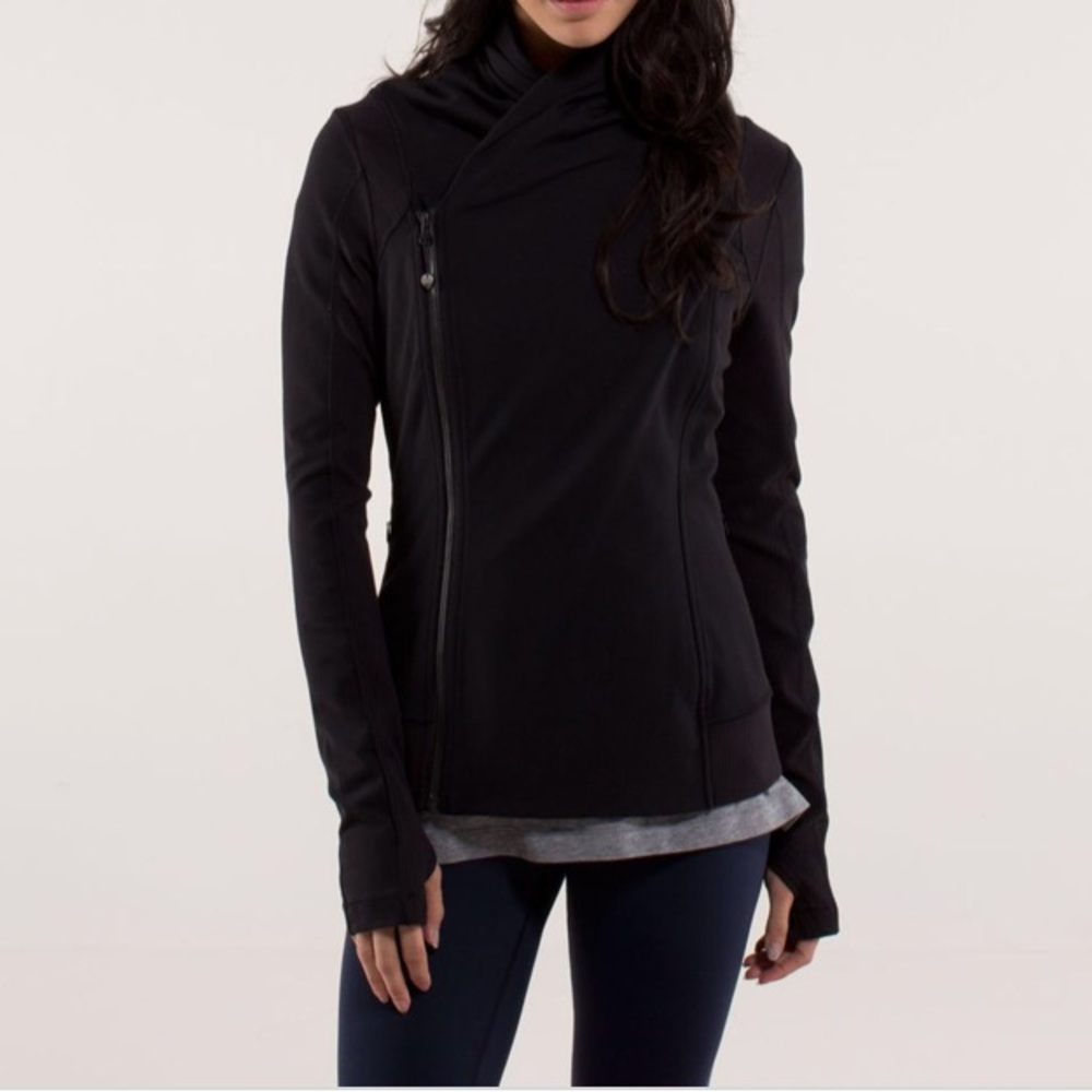 Lululemon Bhakti yoga jacket. Black. Size 6.